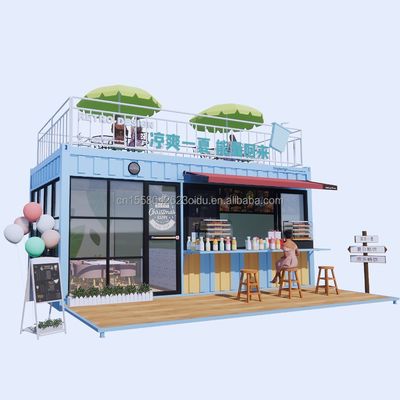 Hotel modernes Design 20ft oder 40ft vorgefertigter Container Kaffeeshop und Bar für Hotel
