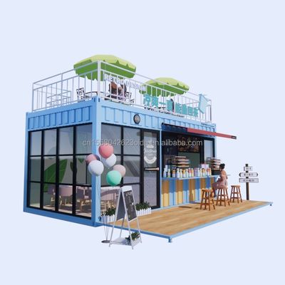 Hotel modernes Design 20ft oder 40ft vorgefertigter Container Kaffeeshop und Bar für Hotel