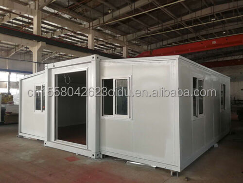 Klappbare Prefab Containerhäuser mit modernem Design und Fenstern aus Aluminiumlegierung