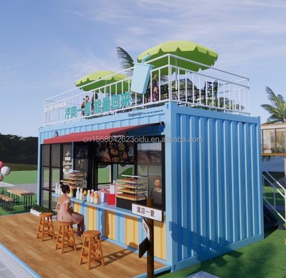 Hotel modernes Design 20ft oder 40ft vorgefertigter Container Kaffeeshop und Bar für Hotel