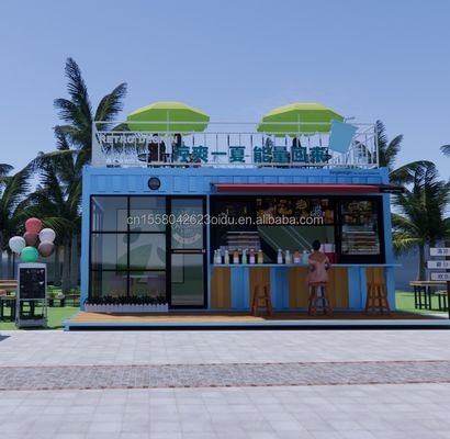 Hotel modernes Design 20ft oder 40ft vorgefertigter Container Kaffeeshop und Bar für Hotel