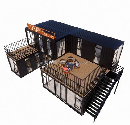 20ft oder 40ft Containerhäuser Maßgeschneiderte Bar Cafe Hotel Restaurant Laden Versand Container Kaffeeshop Container Shop Kiosk