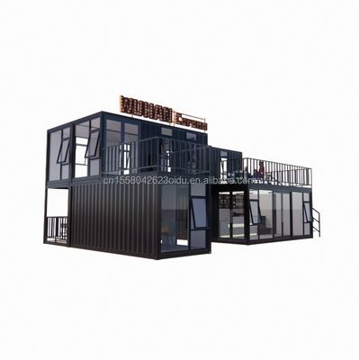 20ft oder 40ft Containerhäuser Maßgeschneiderte Bar Cafe Hotel Restaurant Laden Versand Container Kaffeeshop Container Shop Kiosk
