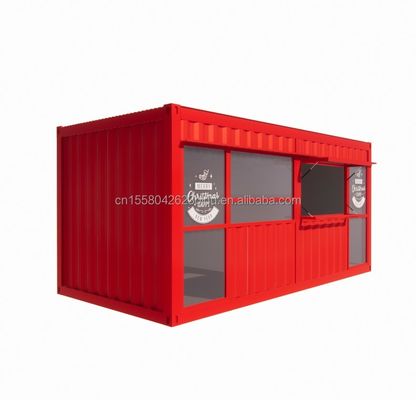 Kiosk-Stand im Flat Pack-Container für Fast-Food-Restaurants und Cafés