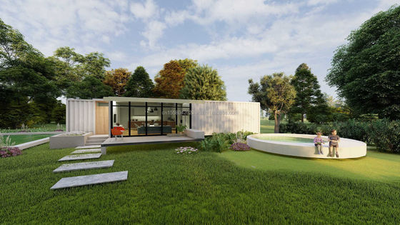Maßgeschneiderte Farbe 40ft 20ft Modern Luxus Garten Hotel Mobile Kleines Haus Schnelle Installation Versandcontainer