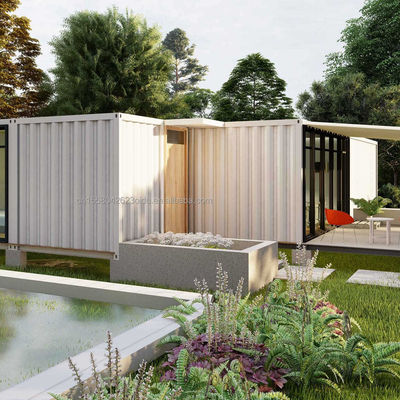 Maßgeschneiderte Farbe 40ft 20ft Modern Luxus Garten Hotel Mobile Kleines Haus Schnelle Installation Versandcontainer