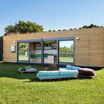 Galvanisierte Stahlquadratrohre 20ft Container-Laden Holz Getreide Metallrahmen Flachverpackung Mobilhaus Direkt Bekleidungsgeschäft
