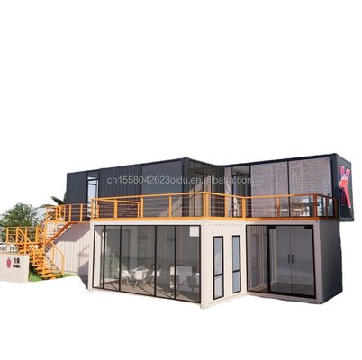 10ft Versandcontainer Kaffeeshop Stahlrahmen Container Shop Kiosk mit galvanisiertem Stahl biegen 180g Container Häuser