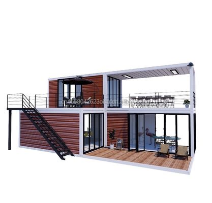 Verzinktes Stahlbeugen 40ft Containerhaus Flat Pack Mobile Vorgefertigtes Kleinkindhaus mit 3 Schlafzimmern in hohem Bedarf