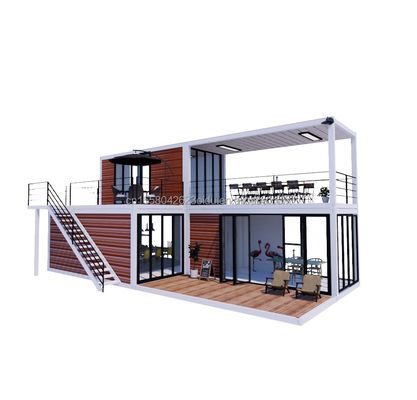 Verzinktes Stahlbeugen 40ft Containerhaus Flat Pack Mobile Vorgefertigtes Kleinkindhaus mit 3 Schlafzimmern in hohem Bedarf