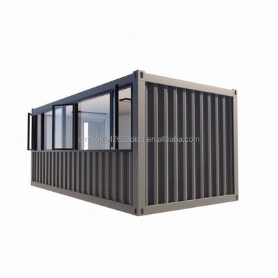 20ft oder 40ft Mini Pop Up Shop Container House Restaurant Shop Straßen-Food-Kiosk Container mit Aluminiumlegierung Fenster