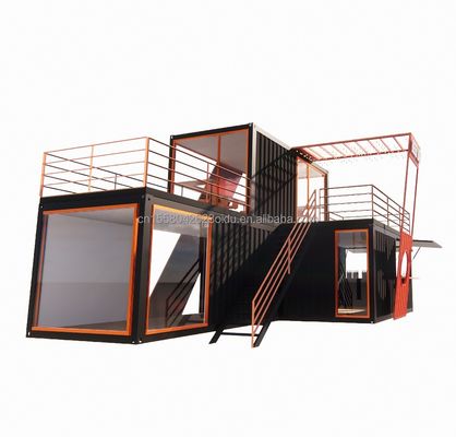 Stahlkonstruktion Prefab Kabine Luxus Containerhaus mit galvanisiertem Stahl biegen 180g Rahmen