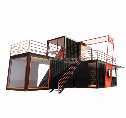 Stahlkonstruktion Prefab Kabine Luxus Containerhaus mit galvanisiertem Stahl biegen 180g Rahmen