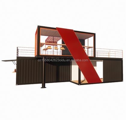 Stahlkonstruktion Prefab Kabine Luxus Containerhaus mit galvanisiertem Stahl biegen 180g Rahmen