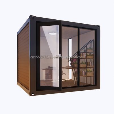 Erschwingliches Containerhaus mit 50/75/100mm Welle Sandwich Panel Wand und Aluminiumlegierung Fenster