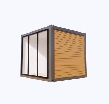 Erschwingliches Containerhaus mit 50/75/100mm Welle Sandwich Panel Wand und Aluminiumlegierung Fenster