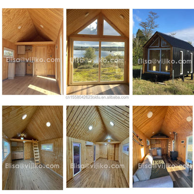 Modernes Dreieckresort Hotel Prefab Containerhaus mit einem Bett Bad Küche und Garten Funktionen Sandwich-Paneldür