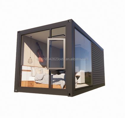Leicht zu montieren Luxus Wohn Containerhaus mit galvanisierten Stahl quadratischen Rohren Hauptstruktur