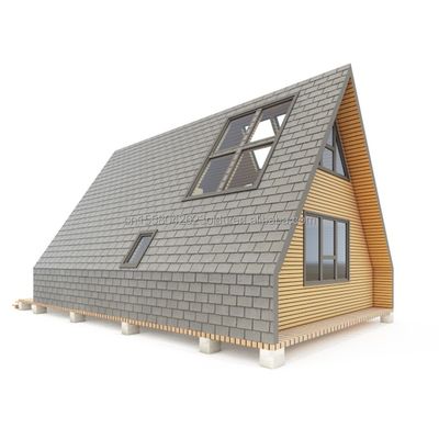 EU-Badezimmer Wohnzimmer Holzdreieckbehälter mit Sandwich-Panel Tür und galvanisierten Stahl quadratischen Rohren Struktur