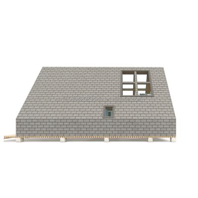 EU-Badezimmer Wohnzimmer Holzdreieckbehälter mit Sandwich-Panel Tür und galvanisierten Stahl quadratischen Rohren Struktur