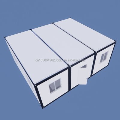 Containerhäuser erschwingliche Stahlkonstruktion Fertighäuser mit 50/75/100mm Wellen Sandwich-Panel-Wände