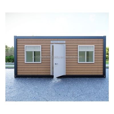 20ft Vorhergebautes Holzhaus Stahlrahmen Kleines Haus für den Wald Wohncontainer Mobile Vorhergebaute Häuser Verkauf