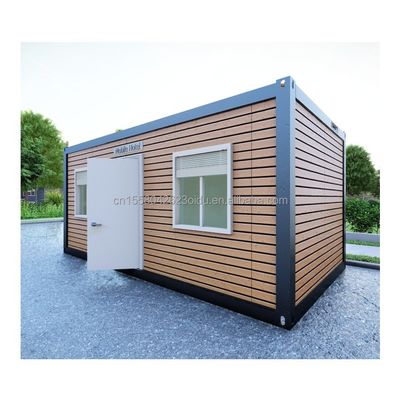 20ft Vorhergebautes Holzhaus Stahlrahmen Kleines Haus für den Wald Wohncontainer Mobile Vorhergebaute Häuser Verkauf