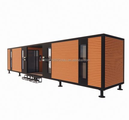 Erschwingliche Aluminiumlegierung Fenster Stahlkonstruktion Vorgefertigte Klappvilla Containerhaus mit galvanisierten Quadratrohren aus Stahl