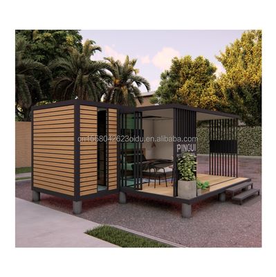 Modulare Containerhäuser Moderne Design-Stil mit Stahlrahmen Verzinktes Stahl biegen 180g