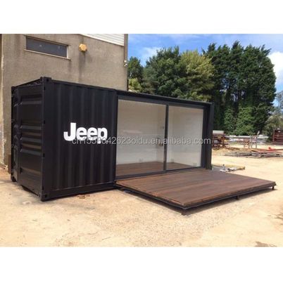 Bad Kleines Haus 2 Stockwerke Containerhaus mit vorgefertigten Modularhäusern und Fenstern aus Aluminiumlegierung