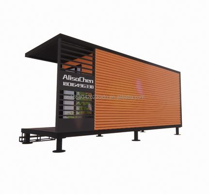 Verzinkte Stahlquadratrohren Hauptstruktur Containerhaus für Ferienhaus