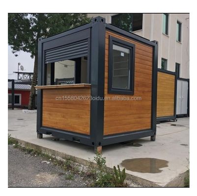 Mobiler Vorgefertigter Modularer Lagerraum Versandcontainer Büro Containerhäuser mit Aluminiumlegierung Fenster 20ft oder 40ft