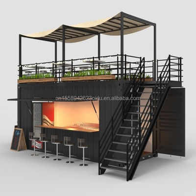 Hotelgeschäft Chinesischer Design Stil 20ft mehrfarbiger Garten Container Haus für die Anpassung