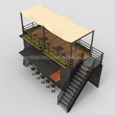 Hotelgeschäft Chinesischer Design Stil 20ft mehrfarbiger Garten Container Haus für die Anpassung