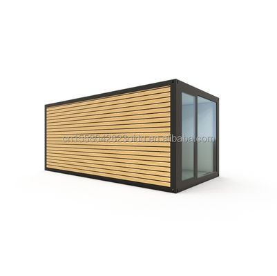 Holzfußboden Villa Container Portable Assembly 20 Fuß Modular Flat Pack Stahl mobilen Prefab Haus für chinesische Villa