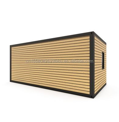 Holzfußboden Villa Container Portable Assembly 20 Fuß Modular Flat Pack Stahl mobilen Prefab Haus für chinesische Villa