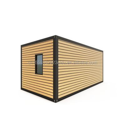 Holzfußboden Villa Container Portable Assembly 20 Fuß Modular Flat Pack Stahl mobilen Prefab Haus für chinesische Villa