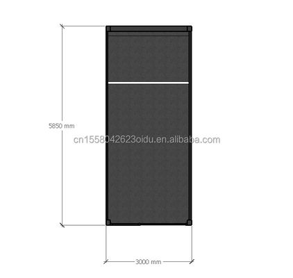 Holzfußboden Villa Container Portable Assembly 20 Fuß Modular Flat Pack Stahl mobilen Prefab Haus für chinesische Villa