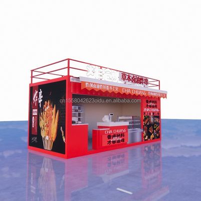 20ft Holz Studio Flat Package Container Mobilbar für Wand 50/75/100mm Welle Sandwich Panel und bequemer Transport