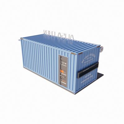 Galvanisierte Stahlquadratrohre Containerhäuser 20ft Portable Kiosk Modifizierte Prefab Modular Coffee Shop Versand Container Bar