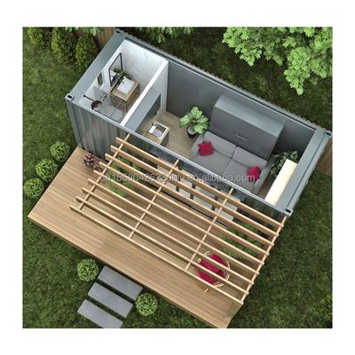 Anpassbares Design Moderne EU 20 Fuß Holz Vorgefertigtes Haus Garten Kleine unabhängige Wohnung