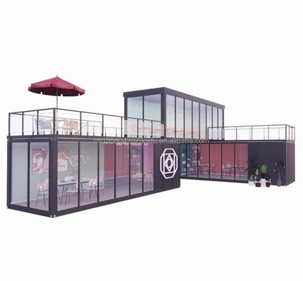 Mobil Luxus Wohnhäuser Container Kleines Haus Modernes tragbares Gartenhaus für maßgeschneiderte Farbe 20ft oder 40ft