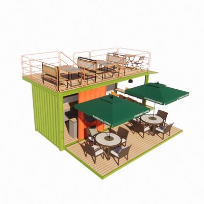 2023 Bestseller Outdoor Modular Prefab Häuser Container Stahlrahmen mit galvanisiertem Stahl biegen Container