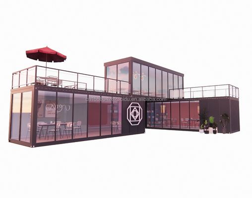 Mobil Luxus Wohnhäuser Container Kleines Haus Modernes tragbares Gartenhaus für maßgeschneiderte Farbe 20ft oder 40ft