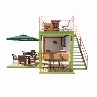 2023 Bestseller Outdoor Modular Prefab Häuser Container Stahlrahmen mit galvanisiertem Stahl biegen Container
