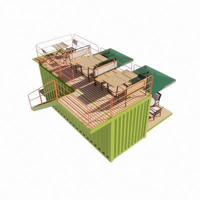 2023 Bestseller Outdoor Modular Prefab Häuser Container Stahlrahmen mit galvanisiertem Stahl biegen Container