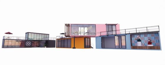 Mobil Luxus Wohnhäuser Container Kleines Haus Modernes tragbares Gartenhaus für maßgeschneiderte Farbe 20ft oder 40ft