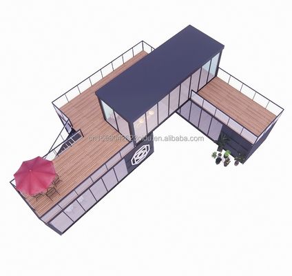 Mobil Luxus Wohnhäuser Container Kleines Haus Modernes tragbares Gartenhaus für maßgeschneiderte Farbe 20ft oder 40ft