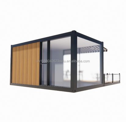 Shop 20ft Mobil Restaurant und Bar 10ft 20ft Versand Holz Container Küche Galvanisierter Stahl Biegen 180g Stahlrahmen