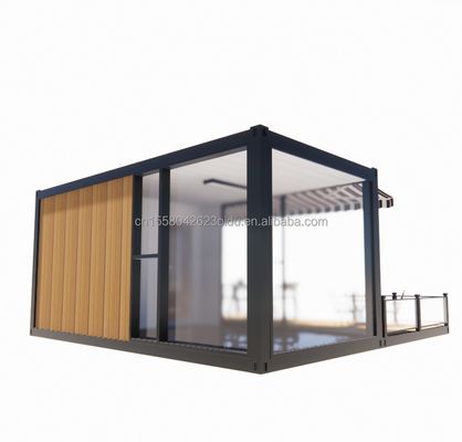 Shop 20ft Mobil Restaurant und Bar 10ft 20ft Versand Holz Container Küche Galvanisierter Stahl Biegen 180g Stahlrahmen